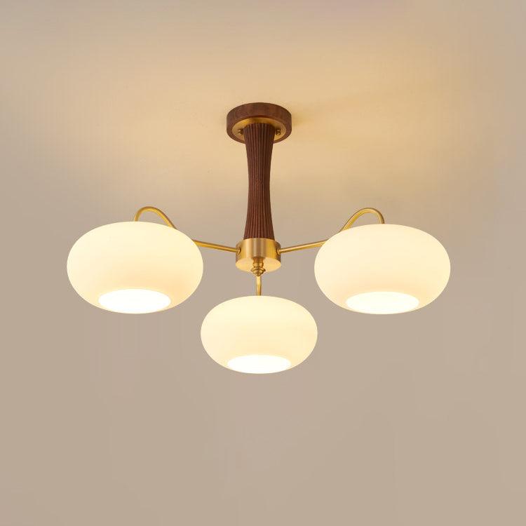 mid-century-modern-brass-and-wooden-persimmon-chandelier-glass-pendant-light
