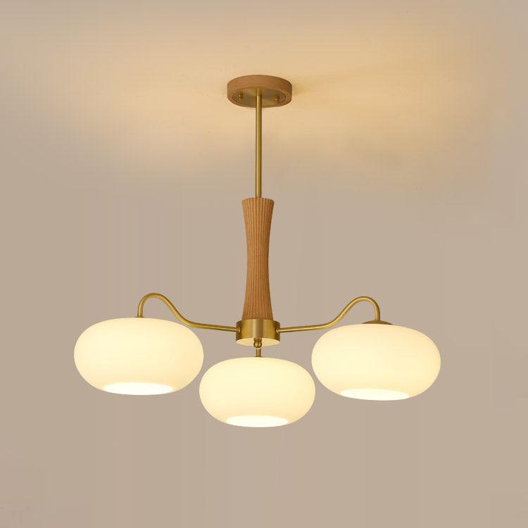mid-century-modern-brass-and-wooden-persimmon-chandelier-glass-pendant-light