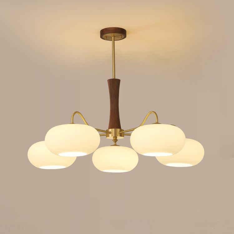 mid-century-modern-brass-and-wooden-persimmon-chandelier-glass-pendant-light