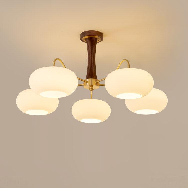 mid-century-modern-brass-and-wooden-persimmon-chandelier-glass-pendant-light