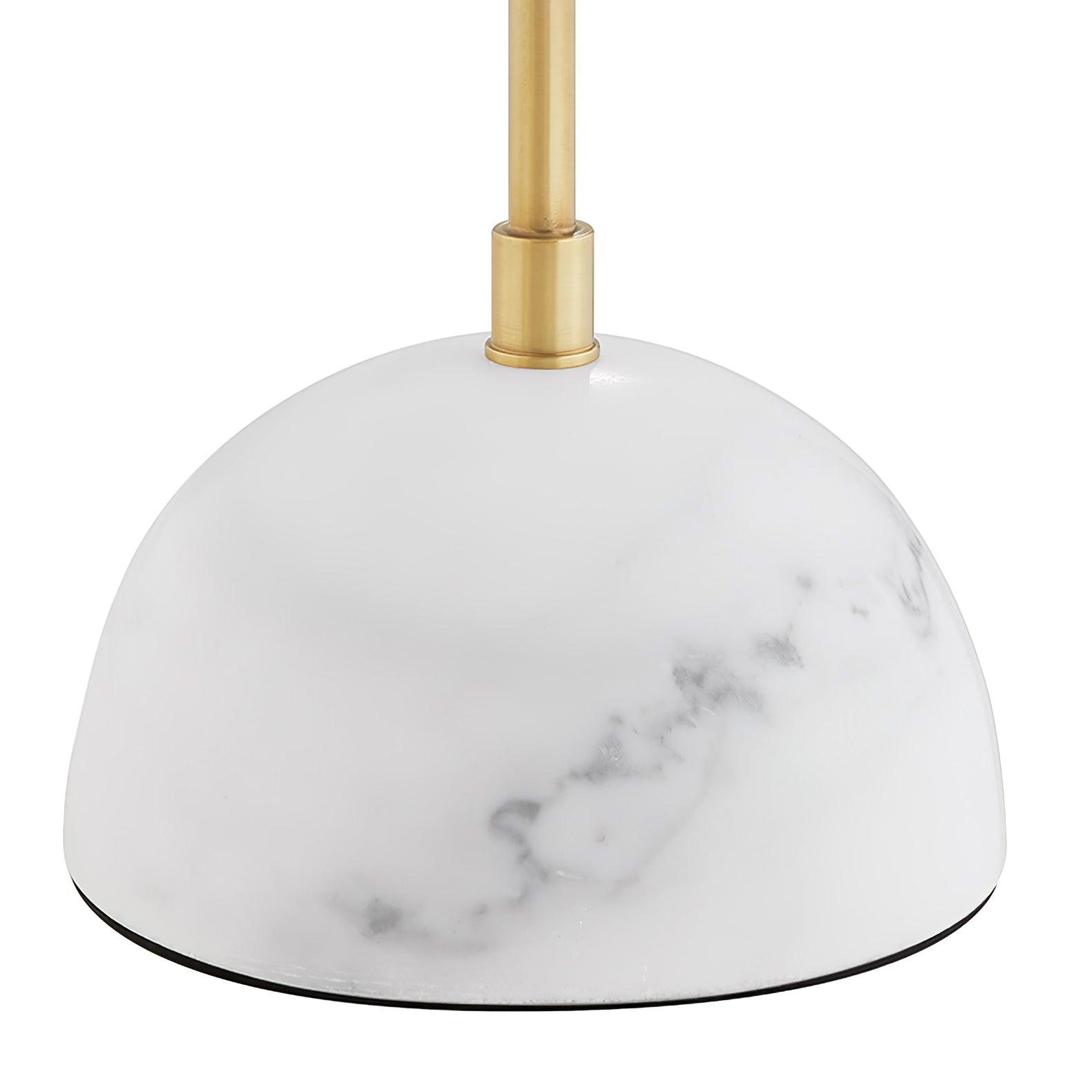 Brax Gold Metal and Marble Desk Lamp with Adjustable Frame for Modern Workspace and Bedside