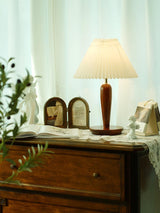 mid-century-tall-wood-table-lamp-with-white-fabric-shade-for-living-room