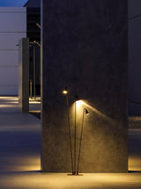 Bellflower Aluminum Outdoor Floor Lamp Waterproof LED Pathway Pedestal Light