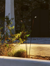 Bellflower Aluminum Outdoor Floor Lamp Waterproof LED Pathway Pedestal Light
