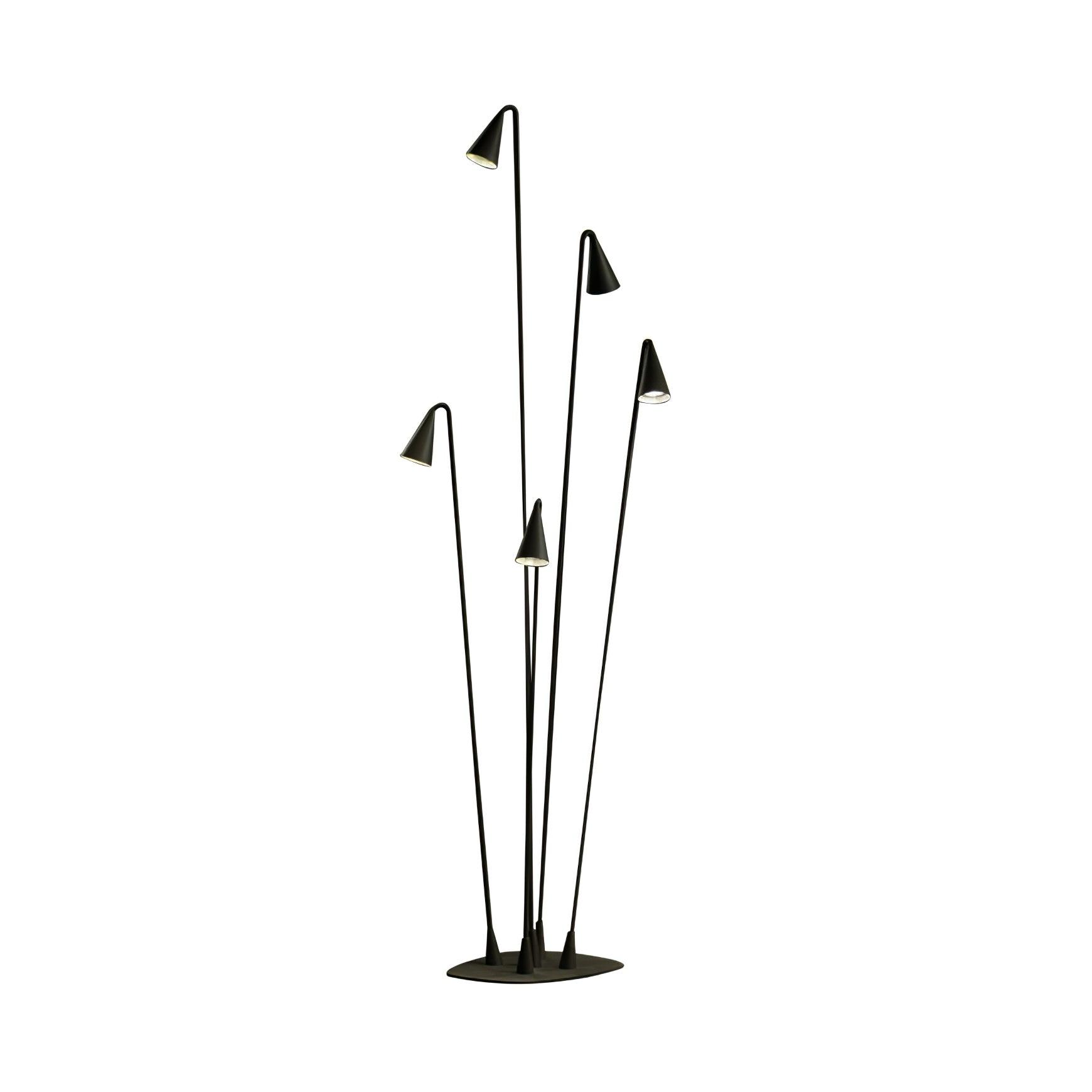 Bellflower Aluminum Outdoor Floor Lamp Waterproof LED Pathway Pedestal Light