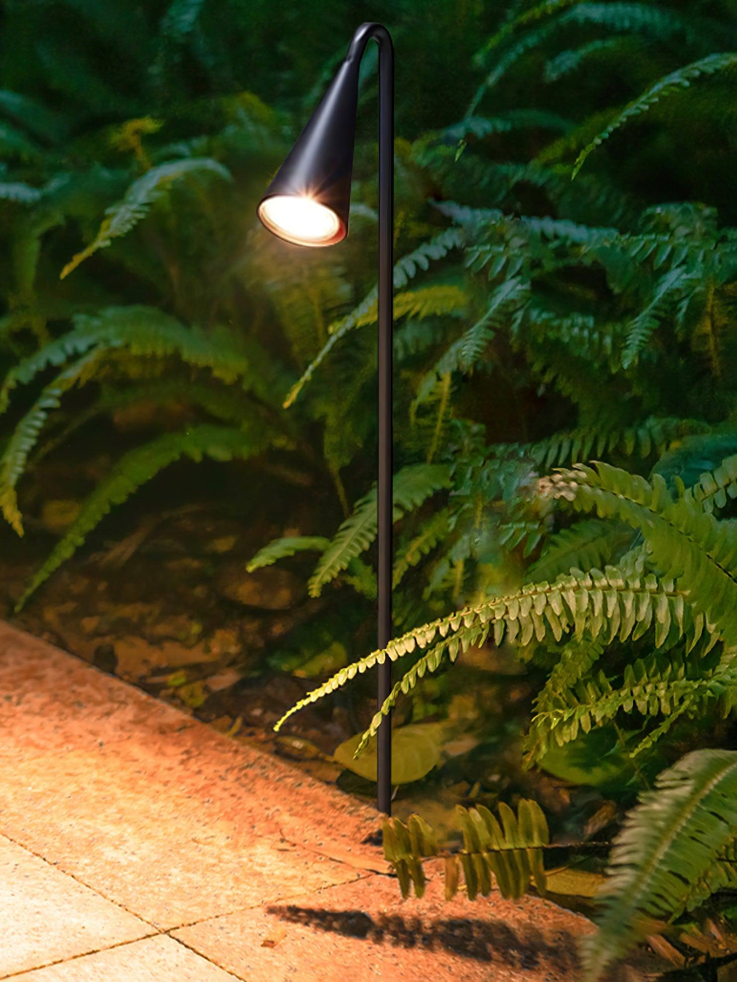 Bellflower Aluminum Outdoor Floor Lamp Waterproof LED Pathway Pedestal Light