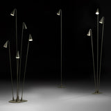 Bellflower Aluminum Outdoor Floor Lamp Waterproof LED Pathway Pedestal Light