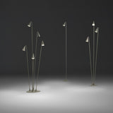 Bellflower Aluminum Outdoor Floor Lamp Waterproof LED Pathway Pedestal Light