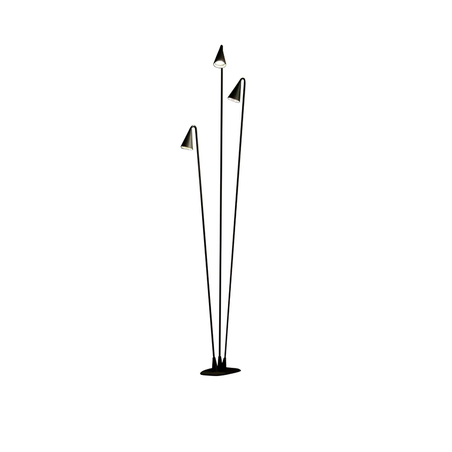 Bellflower Aluminum Outdoor Floor Lamp Waterproof LED Pathway Pedestal Light