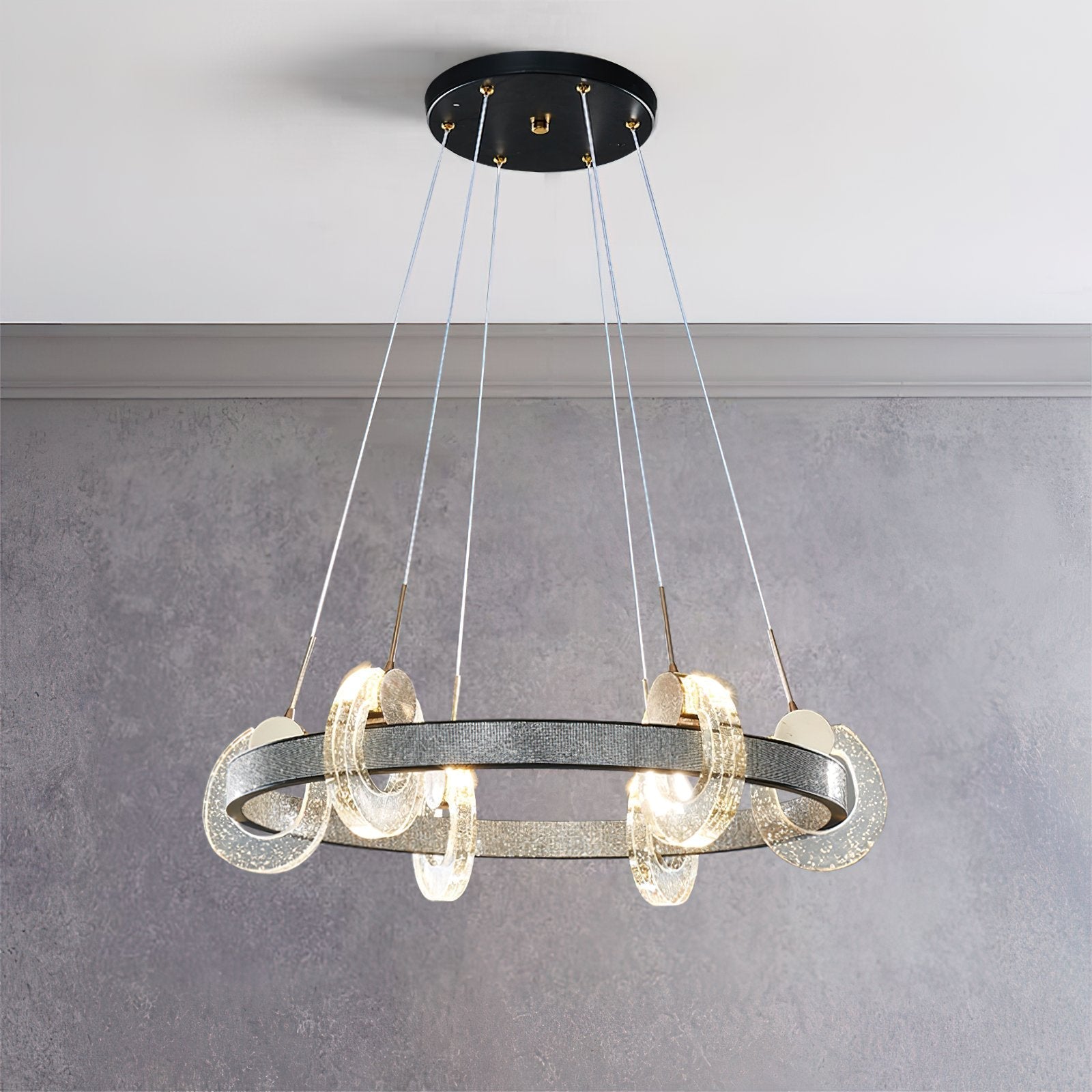 modern-integrated-led-bubble-crystal-ceiling-chandelier-flush-mount-light-with-three-color-modes