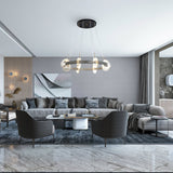 modern-integrated-led-bubble-crystal-ceiling-chandelier-flush-mount-light-with-three-color-modes