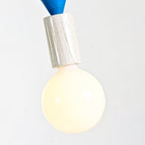 Modern Geometric Building Blocks Hanging Pendant Light with Wood and Metal Accents