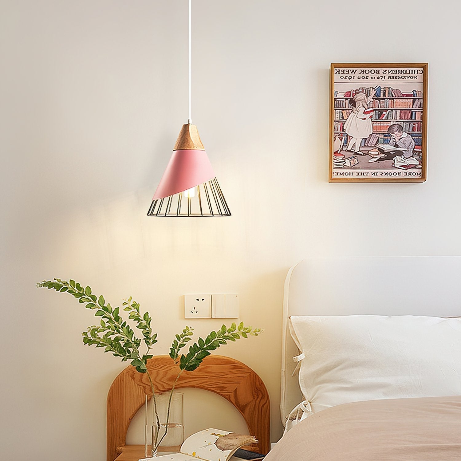 modern-tapered-led-pendant-light-with-wood-grain-finish-for-kitchen-and-dining-room