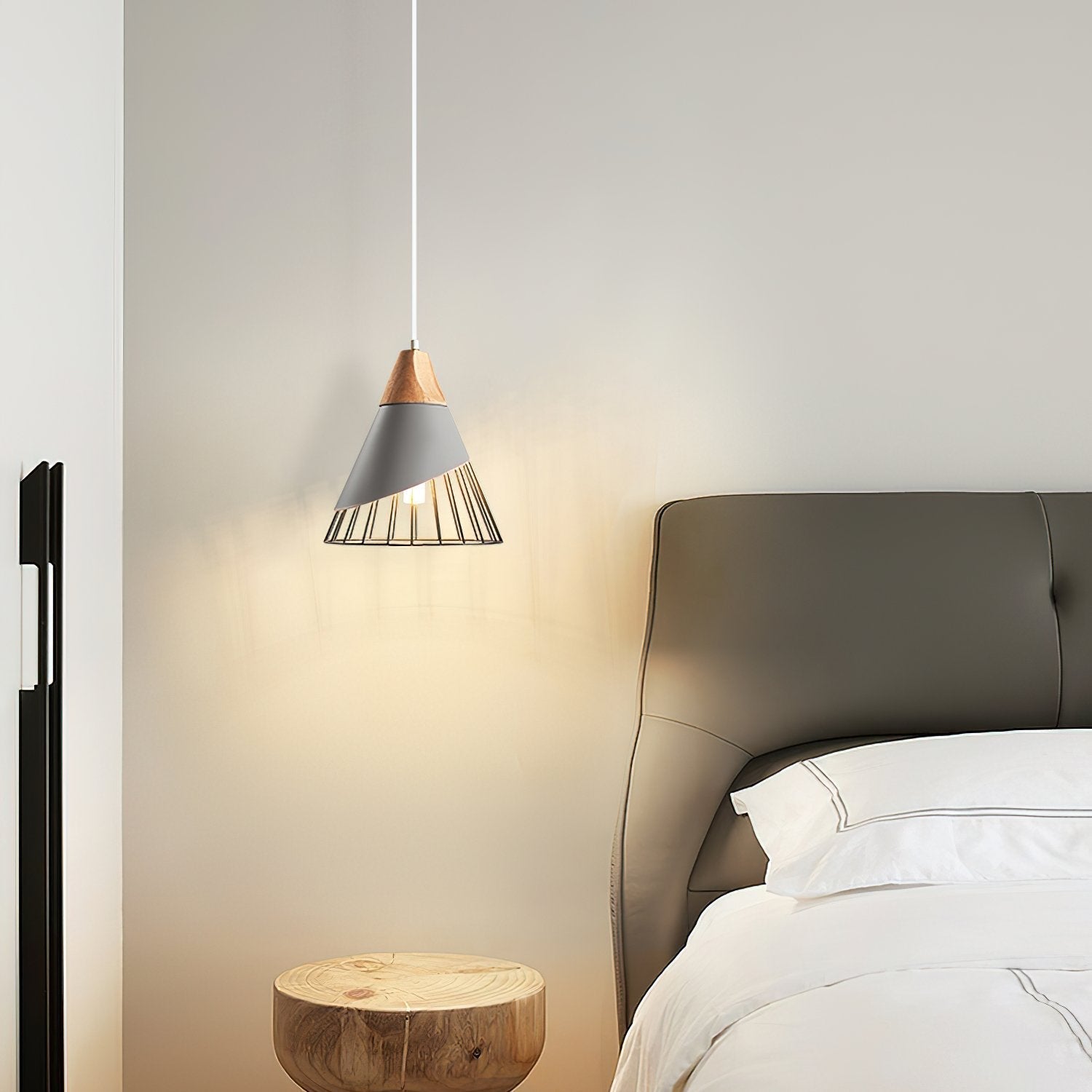 modern-tapered-led-pendant-light-with-wood-grain-finish-for-kitchen-and-dining-room