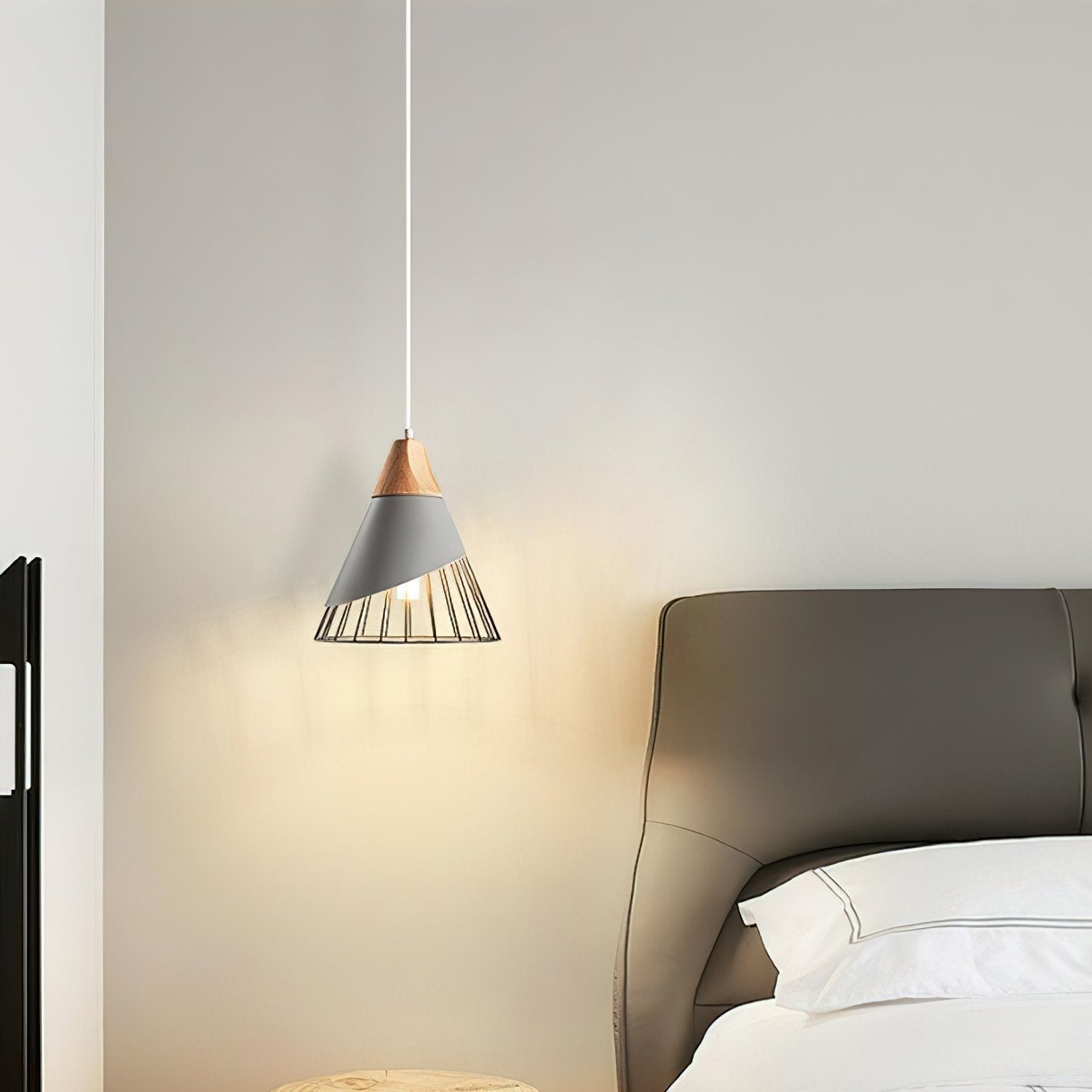 modern-tapered-led-pendant-light-with-wood-grain-finish-for-kitchen-and-dining-room