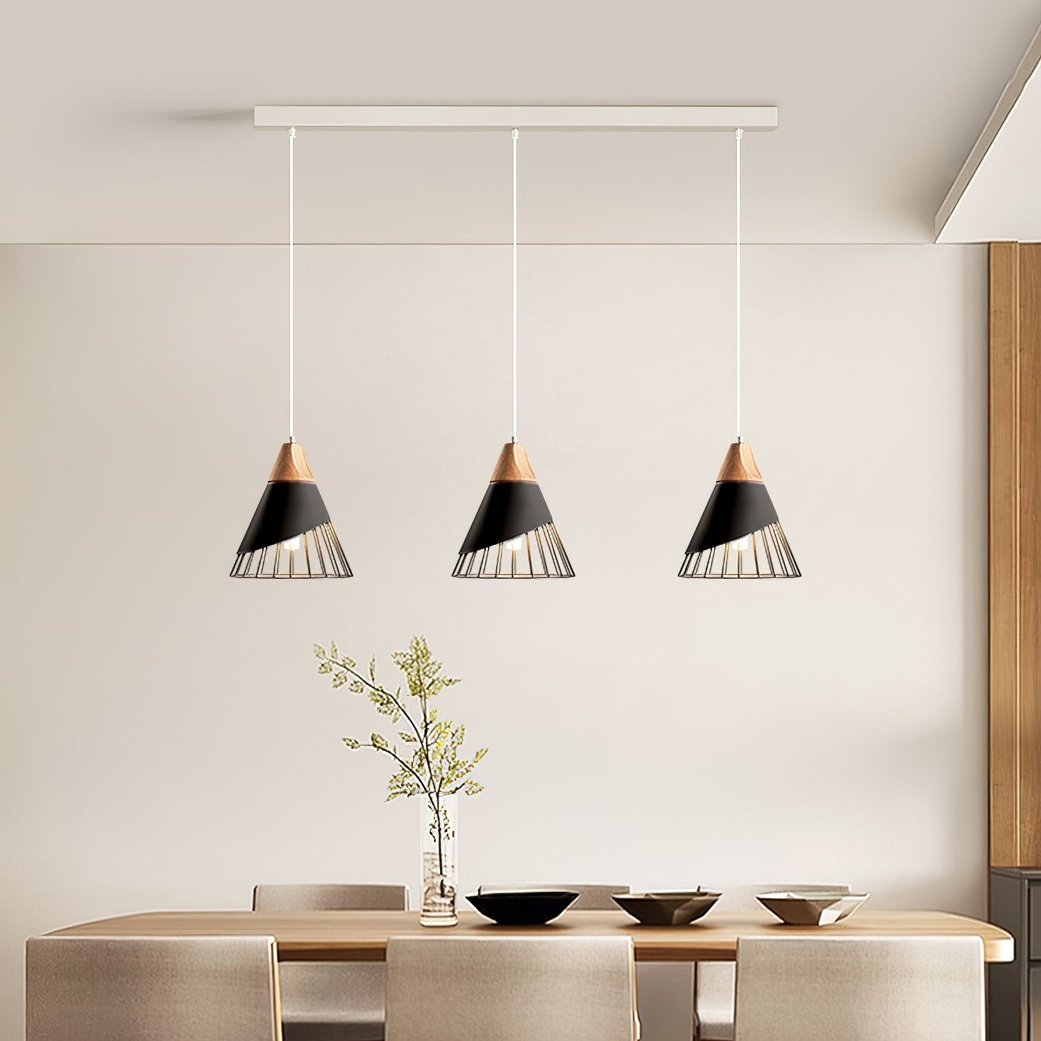 modern-tapered-led-pendant-light-with-wood-grain-finish-for-kitchen-and-dining-room