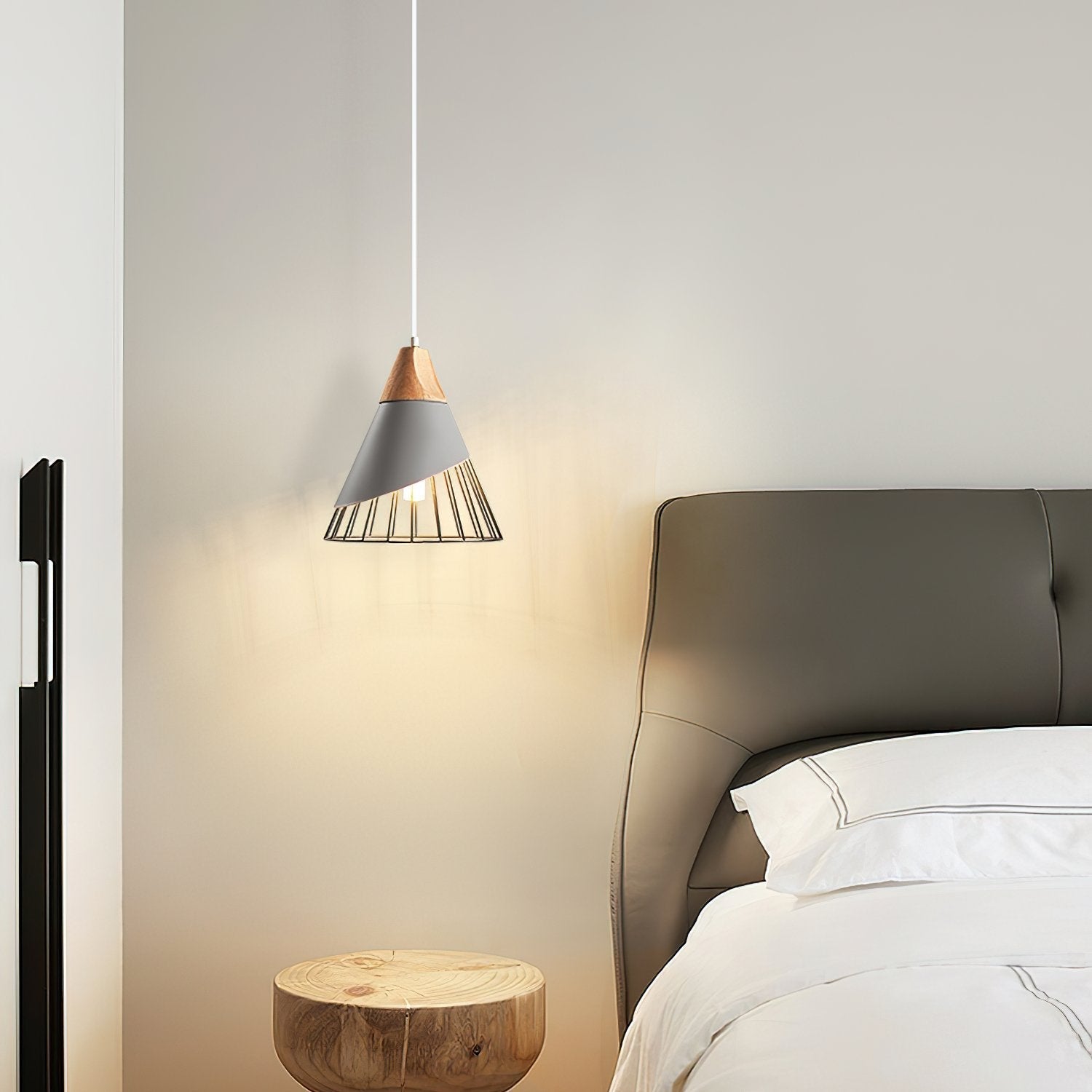 modern-tapered-led-pendant-light-with-wood-grain-finish-for-kitchen-and-dining-room
