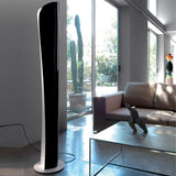 Modern Sculptural Aluminum Torchiere Floor Lamp for Indirect Lighting