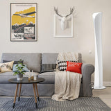 Modern Sculptural Aluminum Torchiere Floor Lamp for Indirect Lighting