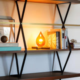 mid-century-campfire-table-lamp-with-orange-glass-shade-and-natural-wood-base
