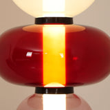 Modern Hand Blown Crystal Pebbles Floor Lamp Integrated LED Artistic Glass Lighting