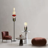 Modern Colorful Candied Glass Pebbles LED Table Lamp for Artful Interior Lighting