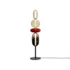 Modern Hand Blown Crystal Pebbles Floor Lamp Integrated LED Artistic Glass Lighting