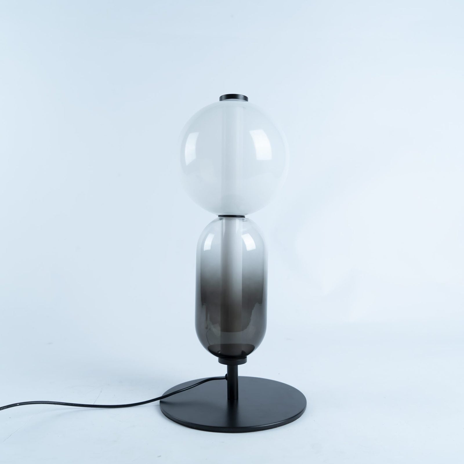 Modern Colorful Candied Glass Pebbles LED Table Lamp for Artful Interior Lighting