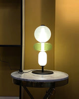 Modern Colorful Candied Glass Pebbles LED Table Lamp for Artful Interior Lighting