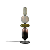 Modern Colorful Candied Glass Pebbles LED Table Lamp for Artful Interior Lighting