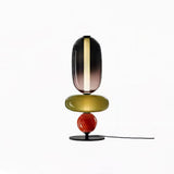 Modern Colorful Candied Glass Pebbles LED Table Lamp for Artful Interior Lighting