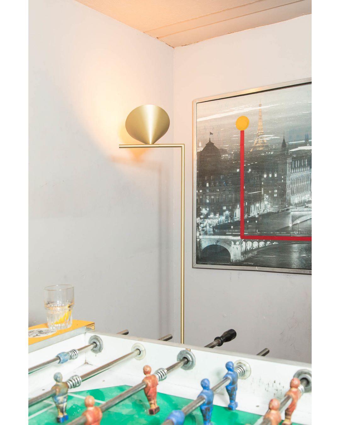 Minimalist Torchiere Floor Lamp with Rotating Cone Shade and Solid Marble Base