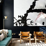 Minimalist Torchiere Floor Lamp with Rotating Cone Shade and Solid Marble Base