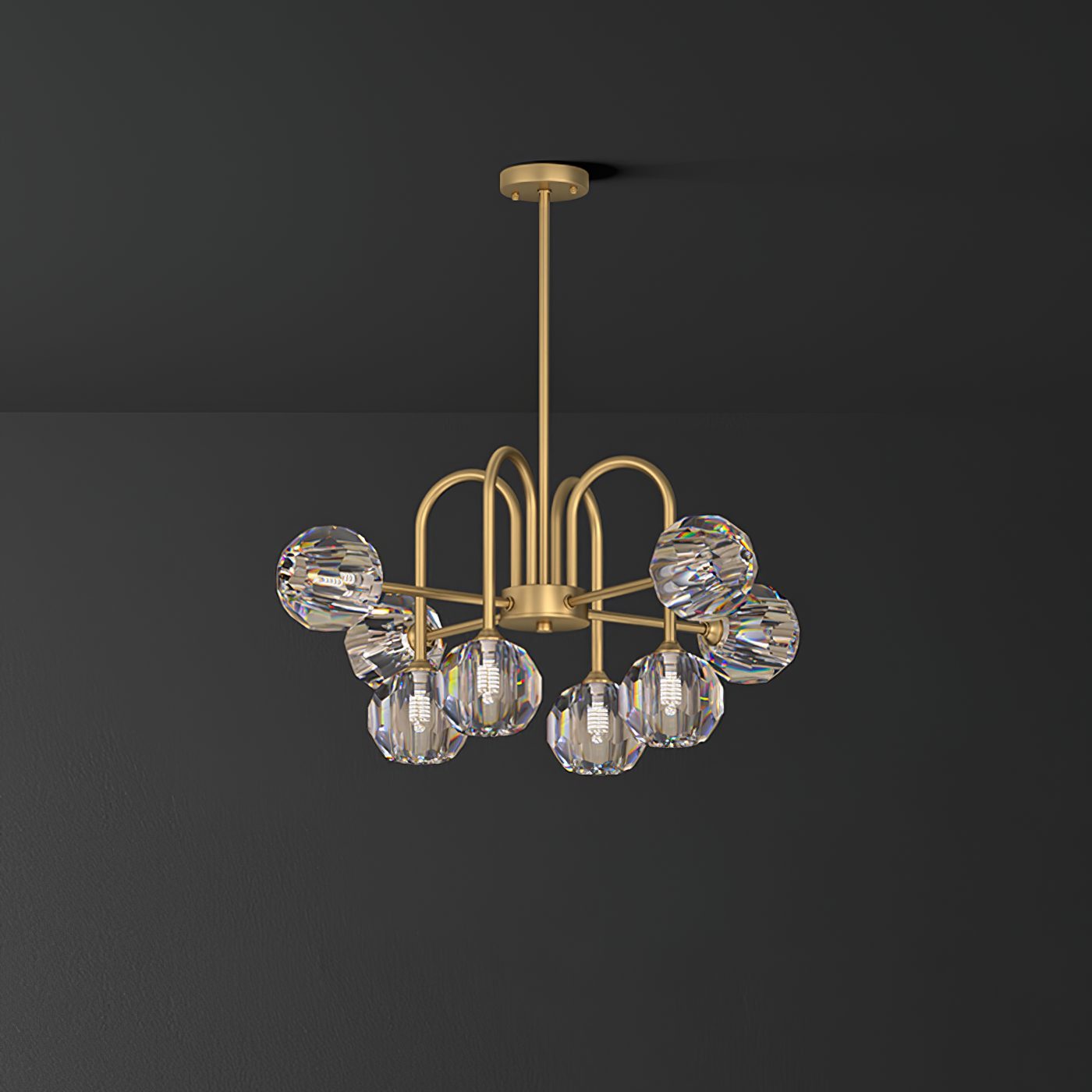 modern-brass-carousel-chandelier-with-clear-crystal-blooms-and-three-color-led-light