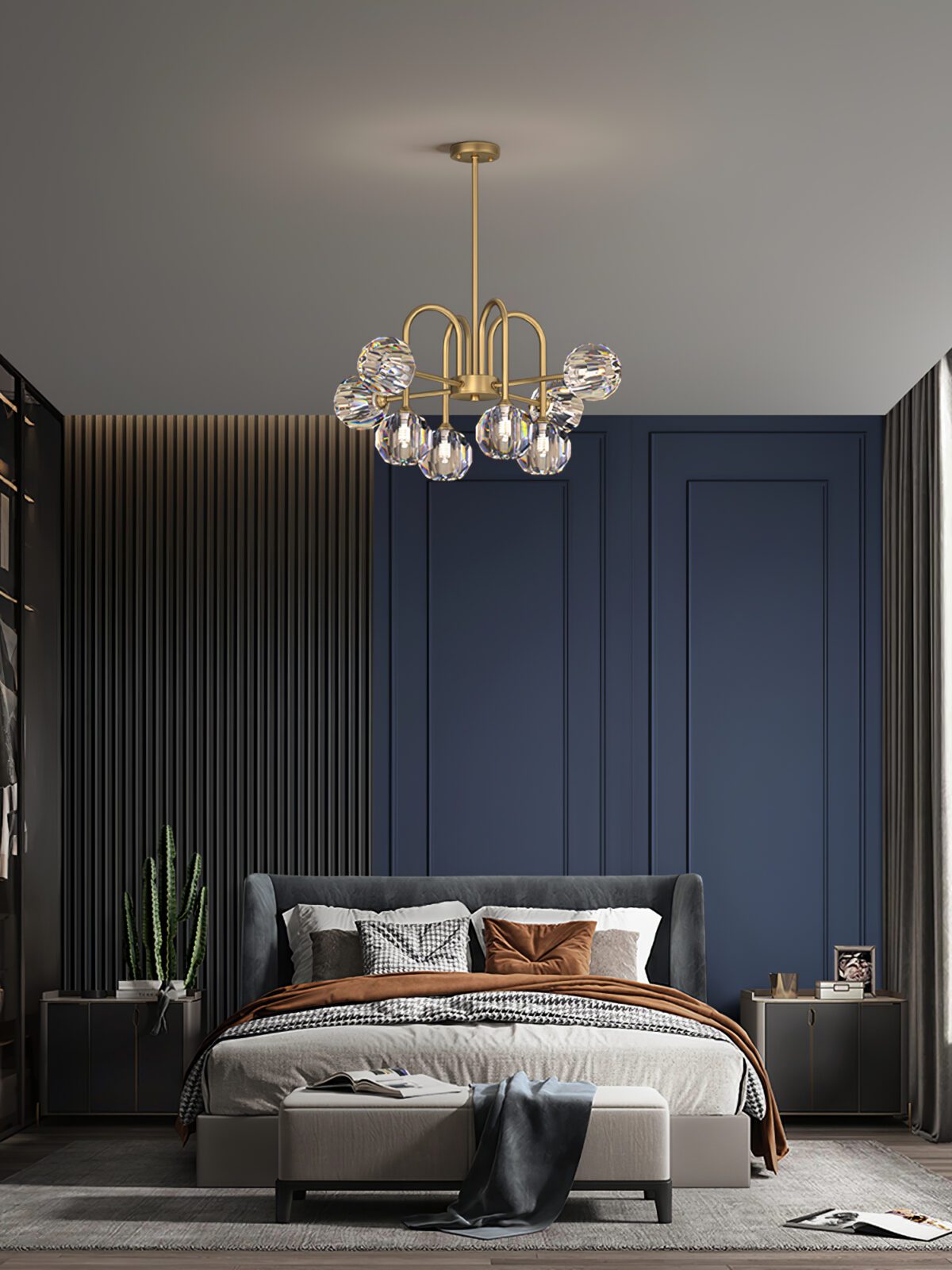 modern-brass-carousel-chandelier-with-clear-crystal-blooms-and-three-color-led-light