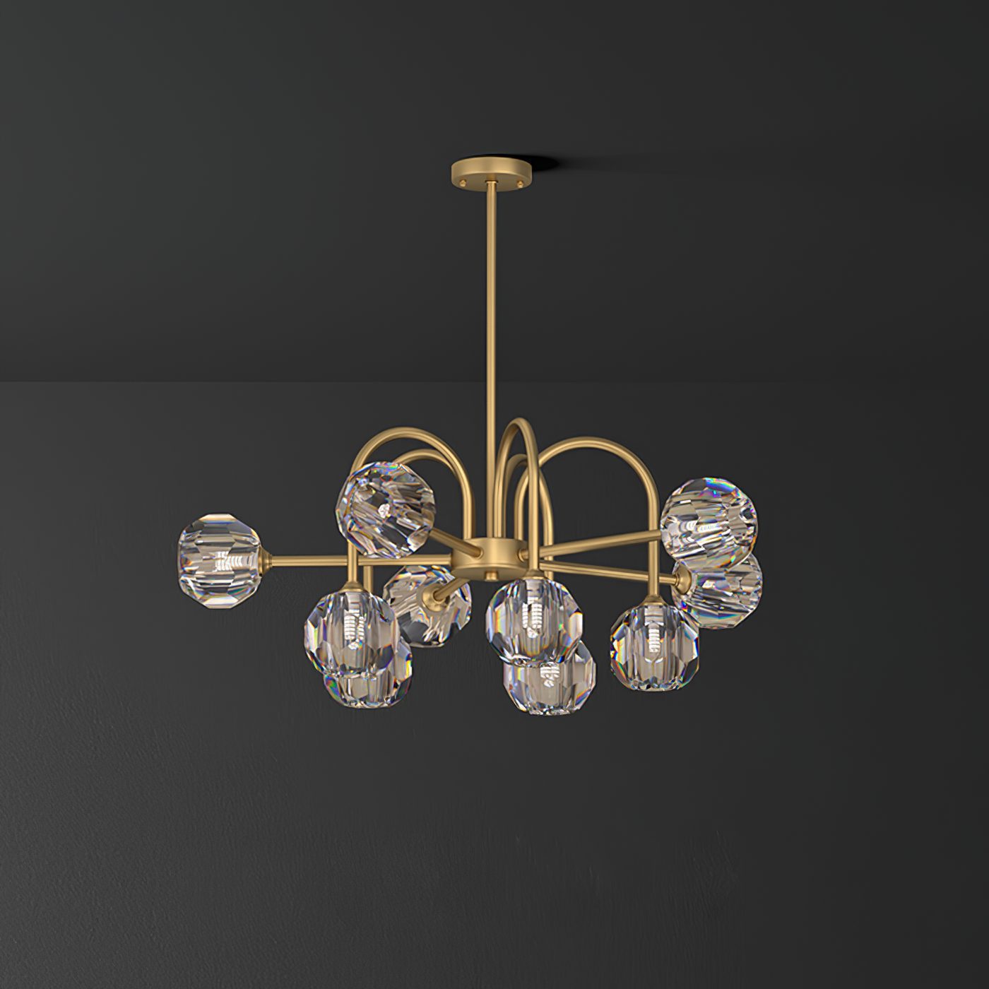 modern-brass-carousel-chandelier-with-clear-crystal-blooms-and-three-color-led-light