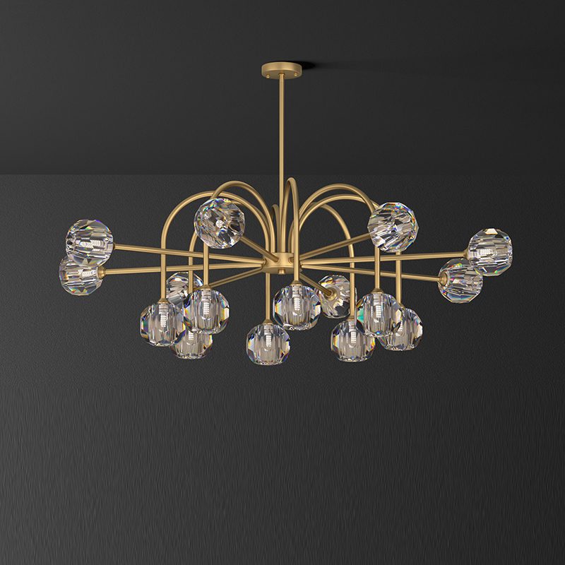 modern-brass-carousel-chandelier-with-clear-crystal-blooms-and-three-color-led-light