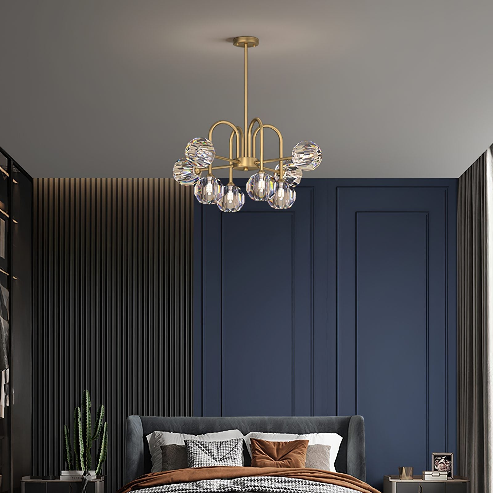 modern-brass-carousel-chandelier-with-clear-crystal-blooms-and-three-color-led-light