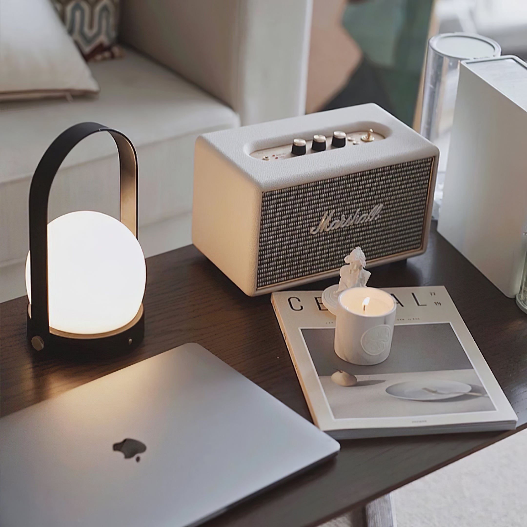 Carrie Portable Rechargeable LED Table Lamp with Built in Battery and Touch Control