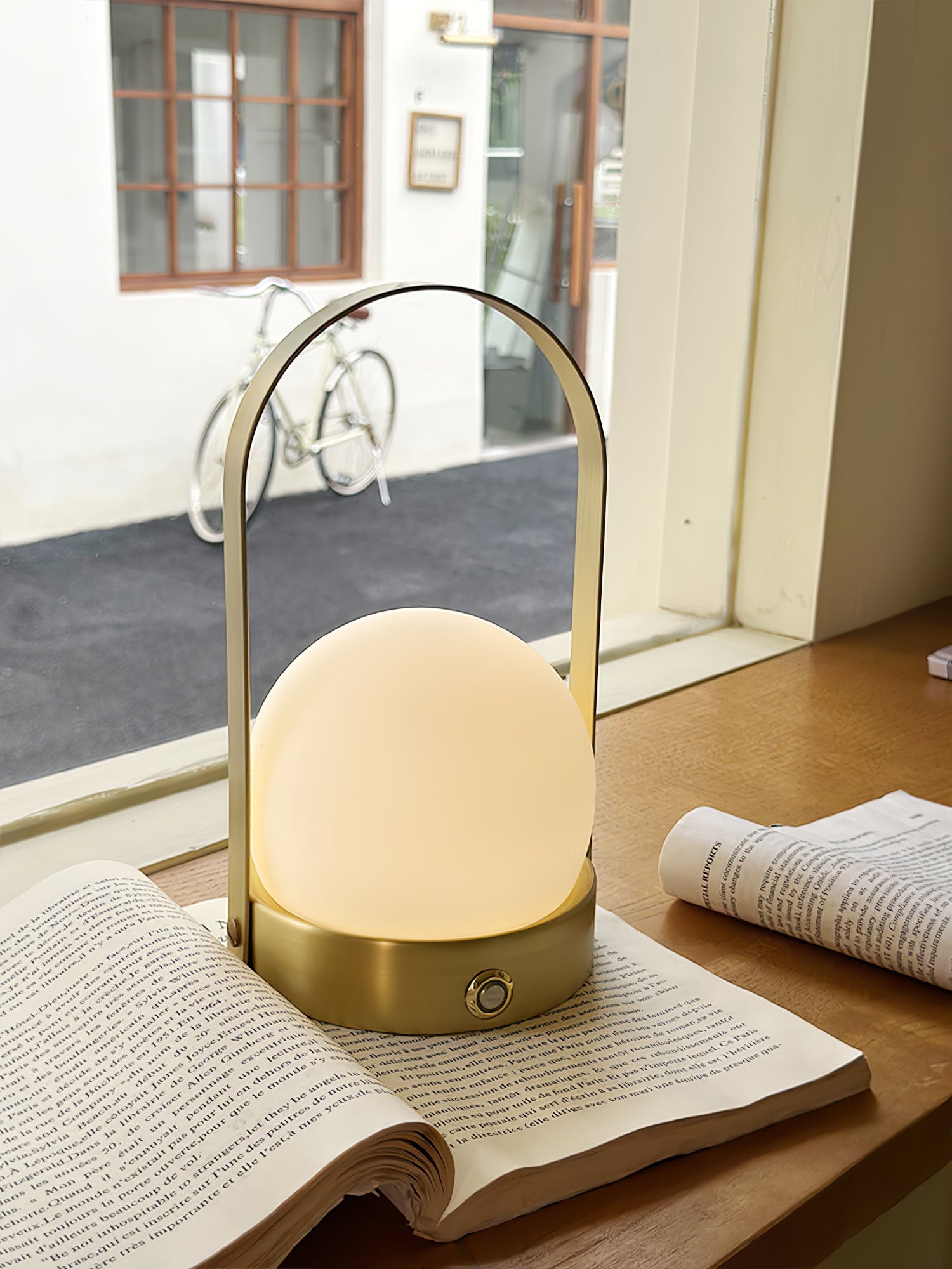 Carrie Portable Rechargeable LED Table Lamp with Built in Battery and Touch Control
