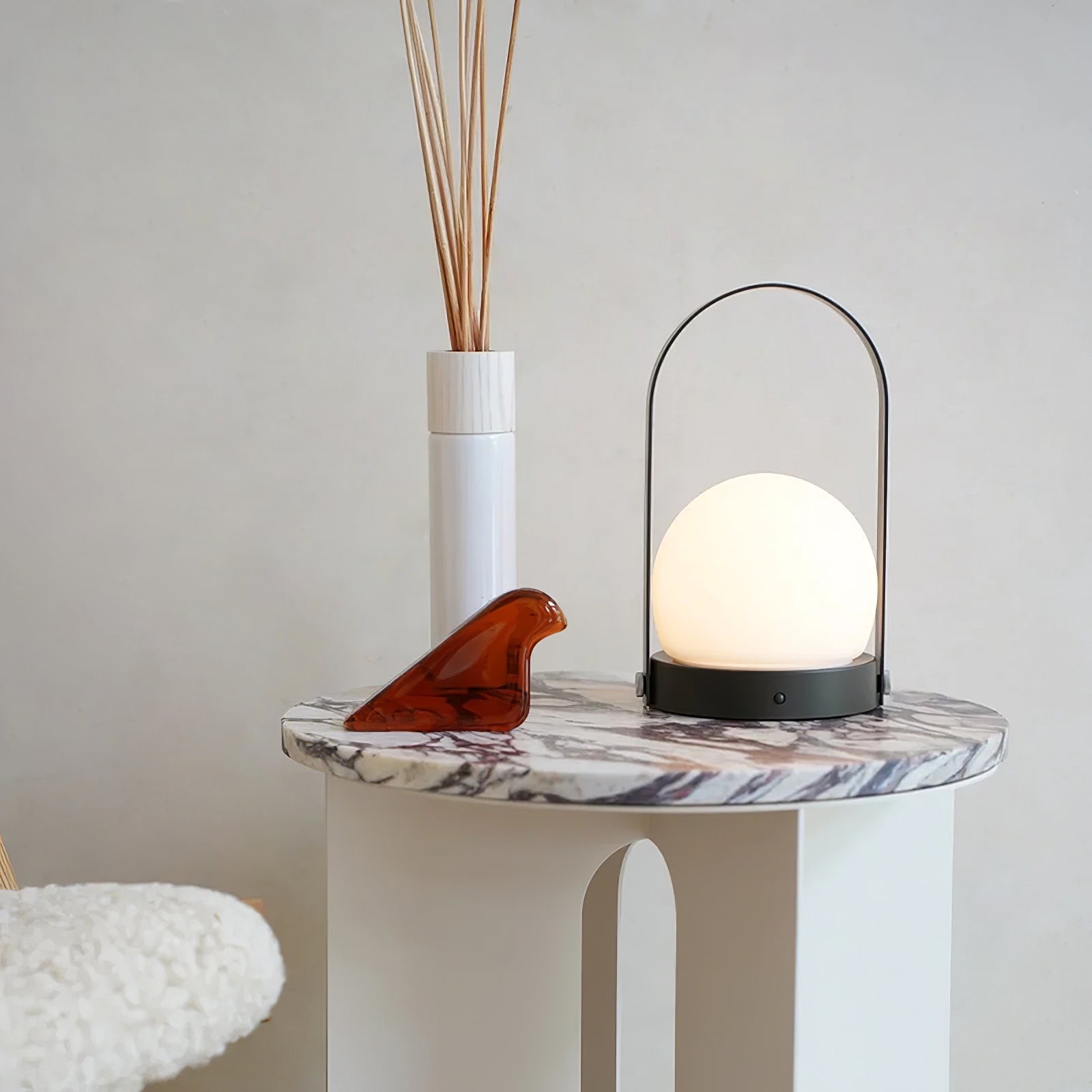 Carrie Portable Rechargeable LED Table Lamp with Built in Battery and Touch Control