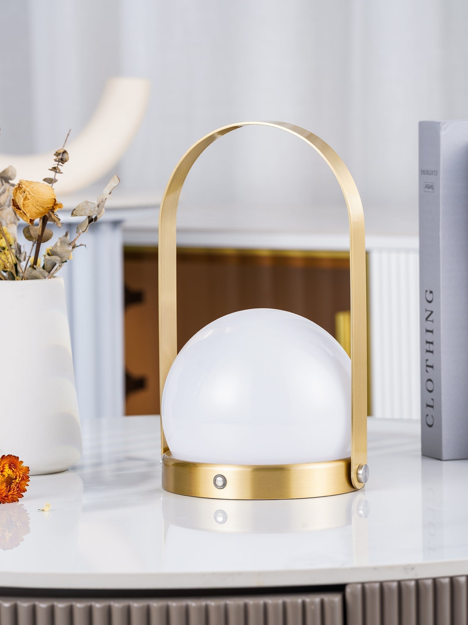 Carrie Portable Rechargeable LED Table Lamp with Built in Battery and Touch Control
