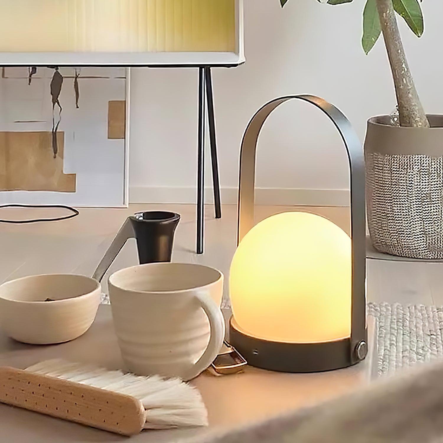 Carrie Portable Rechargeable LED Table Lamp with Built in Battery and Touch Control