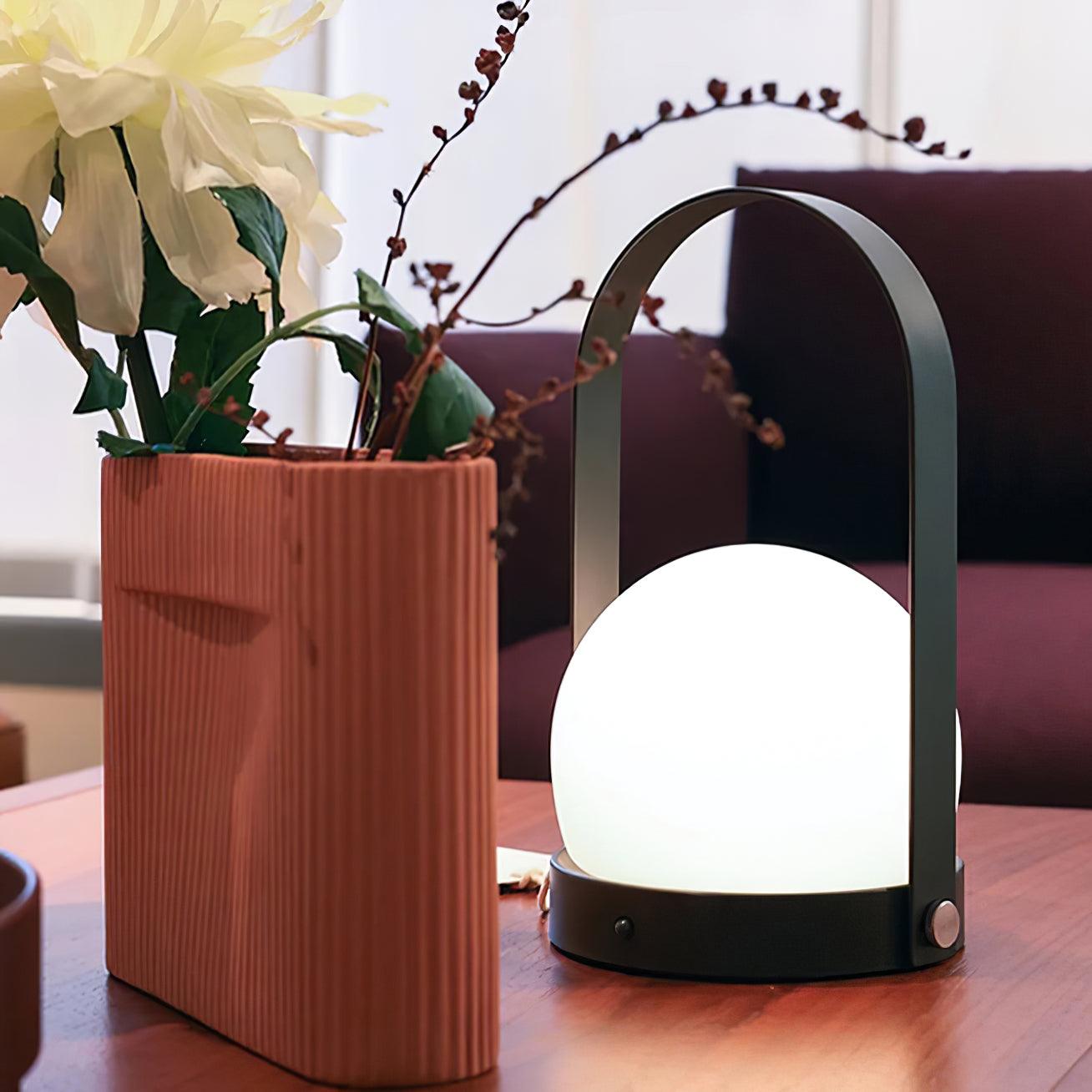 Carrie Portable Rechargeable LED Table Lamp with Built in Battery and Touch Control