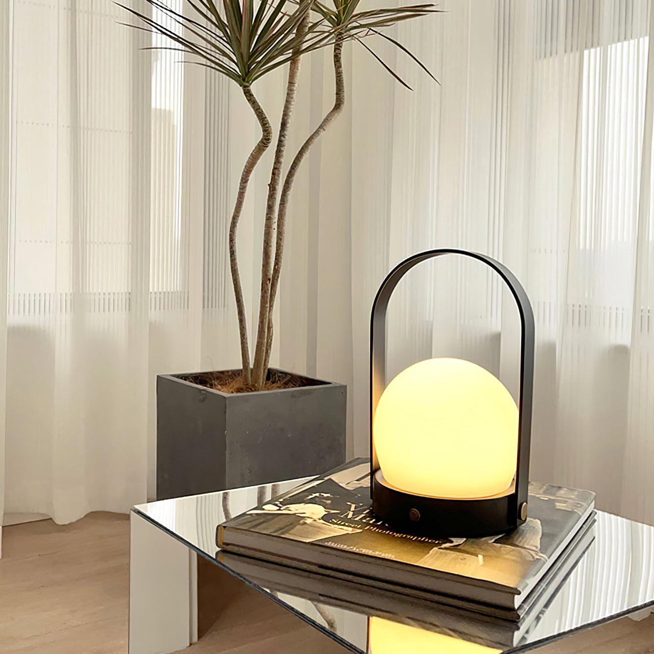 Carrie Portable Rechargeable LED Table Lamp with Built in Battery and Touch Control