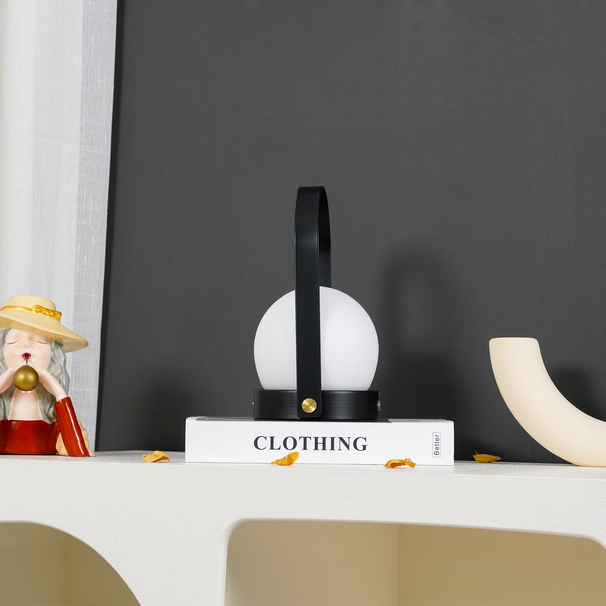 Carrie Portable Rechargeable LED Table Lamp with Built in Battery and Touch Control