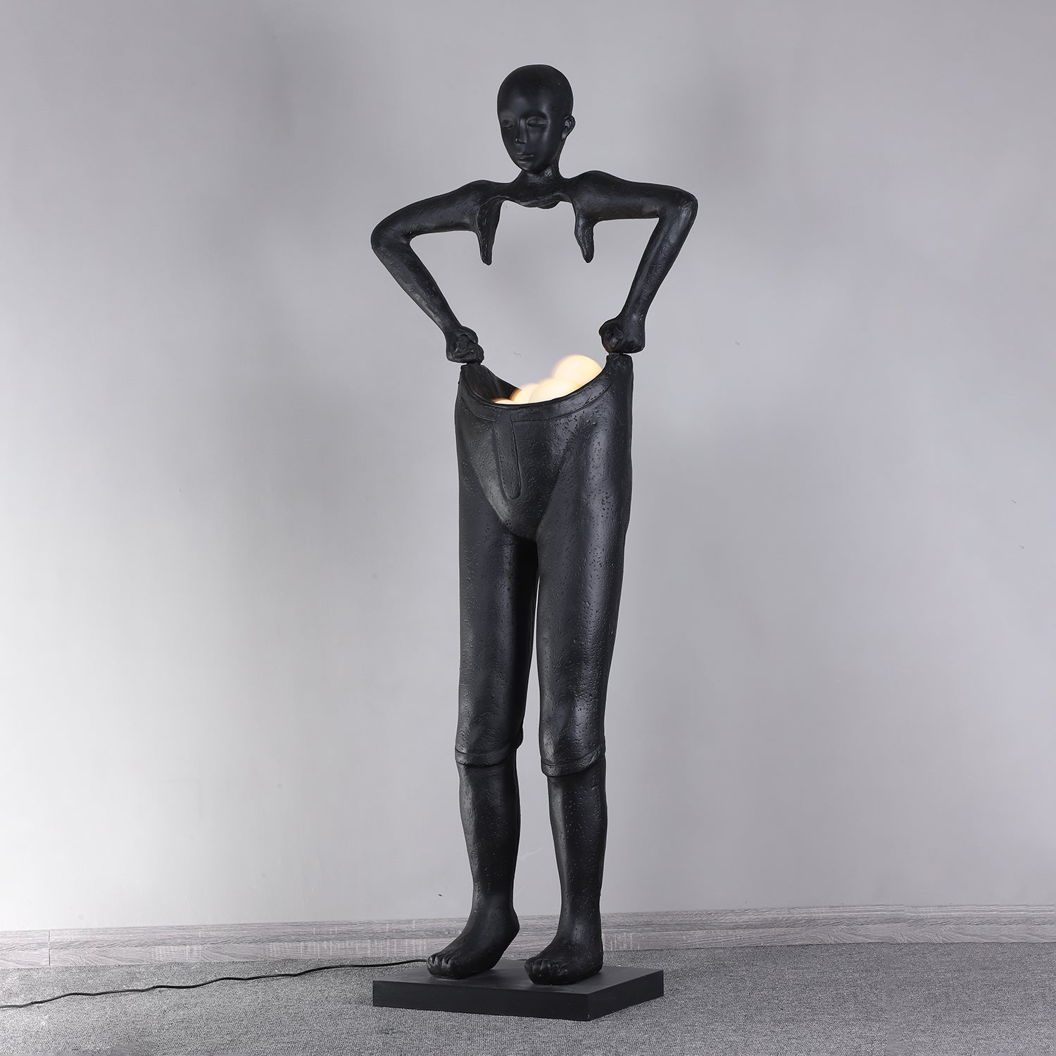 modern-figurine-artistic-floor-lamp-large-black-sculpture-light-with-glass-shade