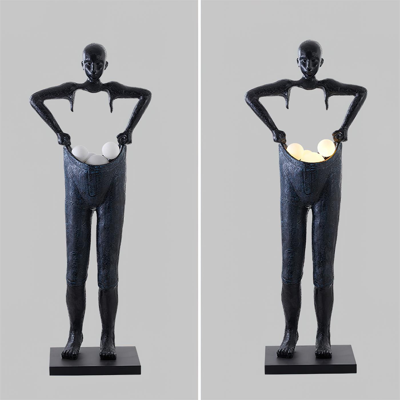 modern-figurine-artistic-floor-lamp-large-black-sculpture-light-with-glass-shade