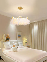 nordic-white-feather-pendant-light-with-cat-ear-design-and-adjustable-led