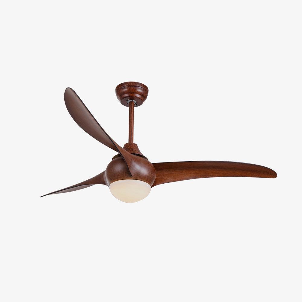 Traditional 52 Inch LED Ceiling Fan with Integrated Light and Remote Control